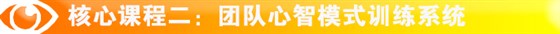核心课程之二：营销服务团队心智模式训练系统