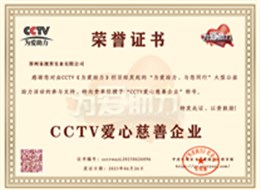 易视界荣获CCTV爱心慈善企业荣誉称号