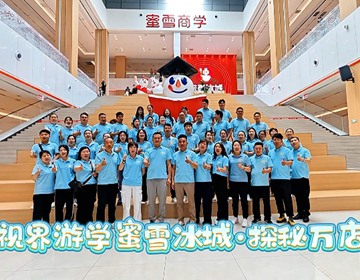 易视界蜜雪冰城研学 穿越品牌成长轨迹