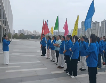 易视界广西军团晨跑砺兵